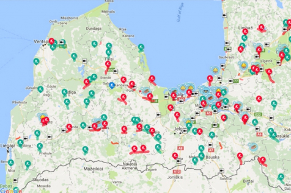 Plānojot brīvdienu braucienus, jārēķinās ar ceļu būvdarbiem