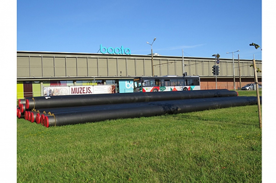 Atjauno maģistrālā siltumtīkla posmu Klaipēdas ielā