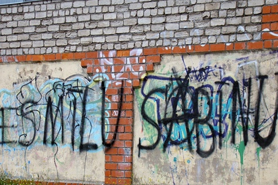 Domnieki talkas dienā tīrīs grafiti un stādīs priedes