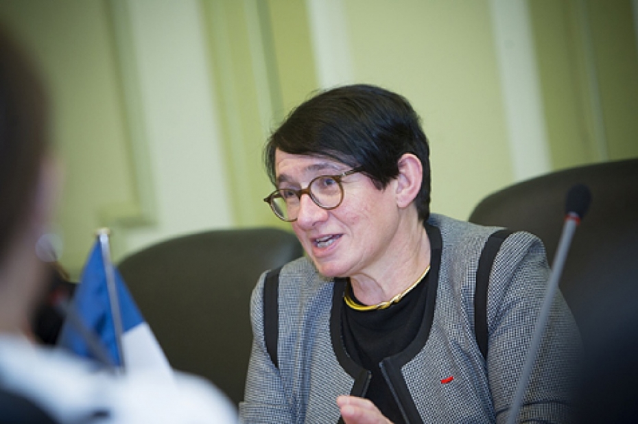 Liepāju apmeklē Francijas vēstniece Latvijā Odile Supizona