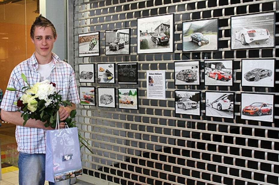 Atklāta tehnikuma audzēkņa Oskara Melluma izstāde