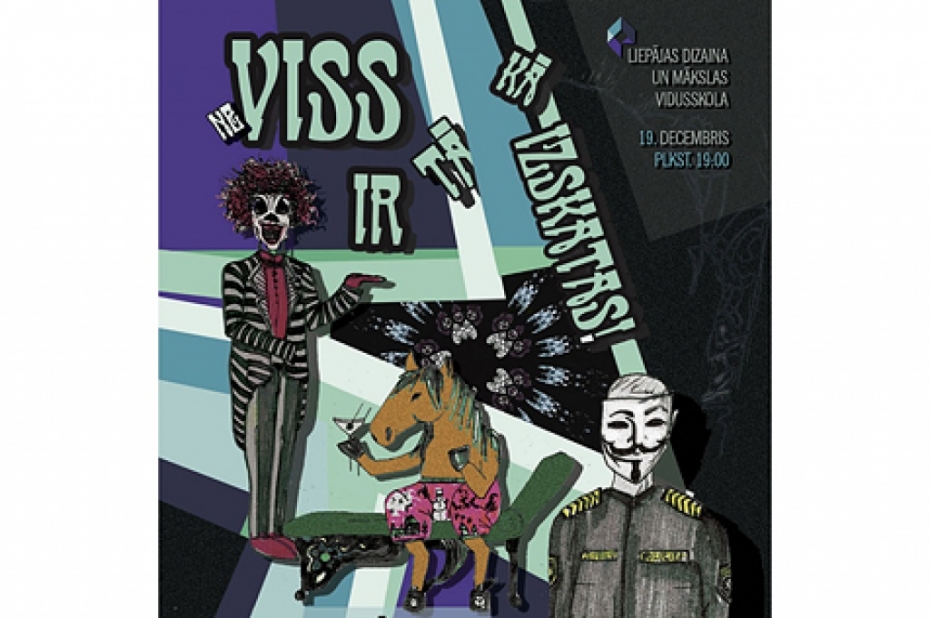 Mākslas vidusskola aicina uz izstādi “Ne viss ir tā kā izskatās"