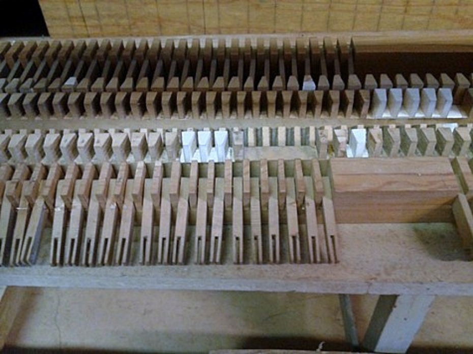 Sv.Trīsvienības katedrālē restaurē ērģeļu mehāniku
