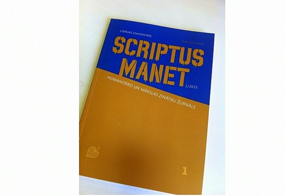Iznācis zinātniskais žurnāls "Scriptus Manet"