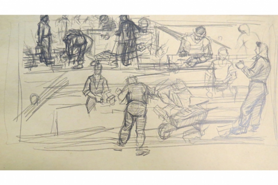 Būs skatāmi Matīsa Zavicka zīmējumi no muzeja kolekcijas