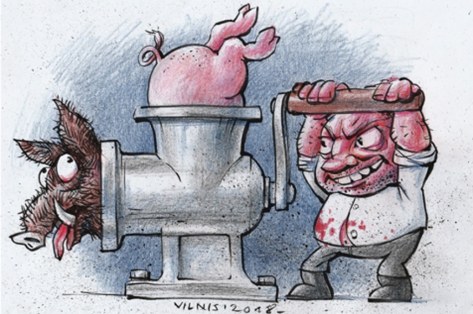 Galerijā "Romas dārzs" būs Viļņa Bulava karikatūru izstāde