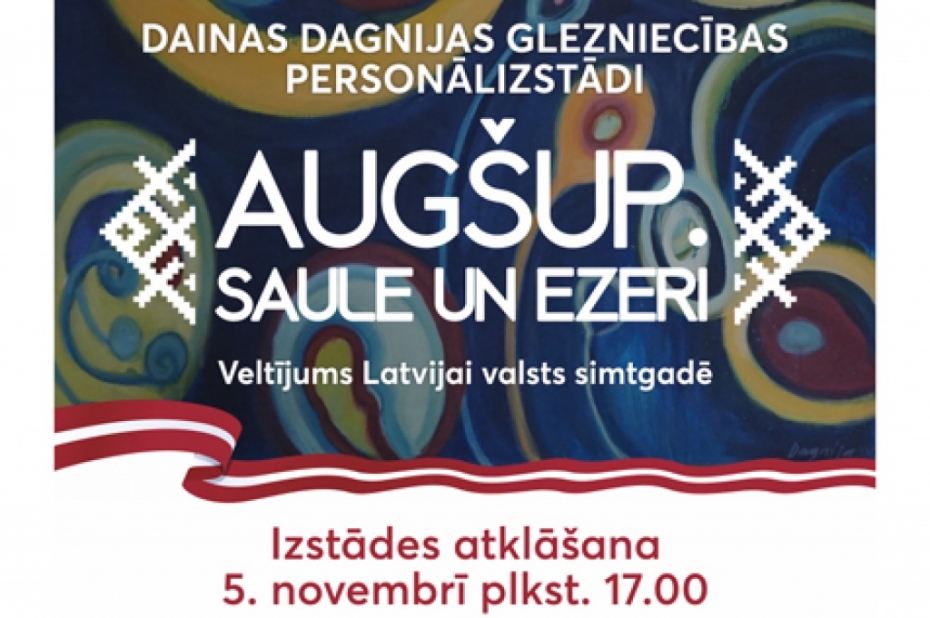 Atklās izcilās trimdas mākslinieces Dainas Dagnijas izstādi