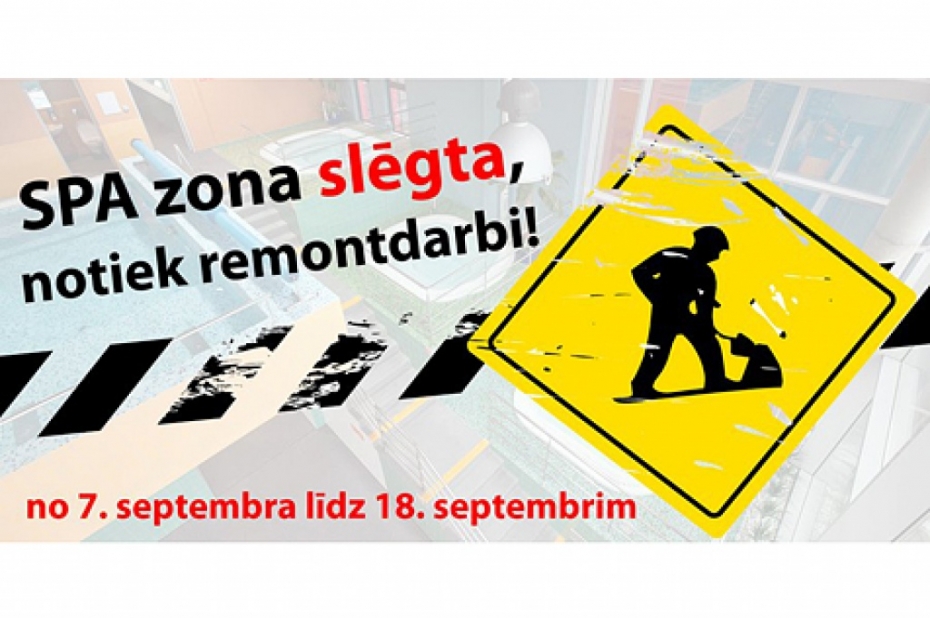 Pirmo reizi četru gadu laikā slēgs Olimpiskā centra SPA zonu