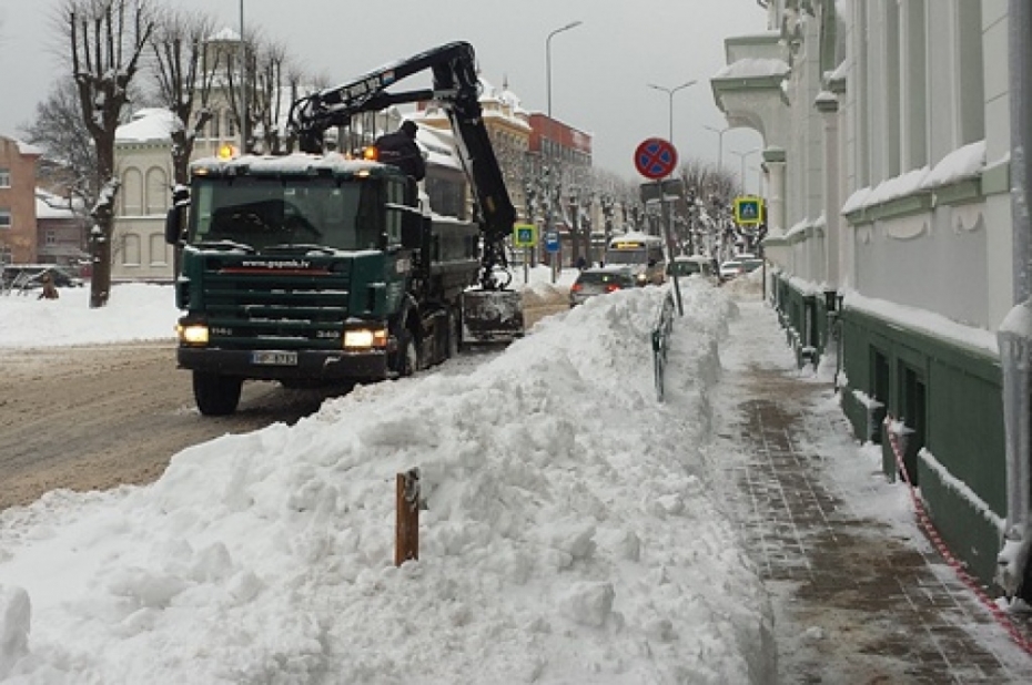 Sniegu Liepājā šoziem izvedīs uzņēmums "A-Land"