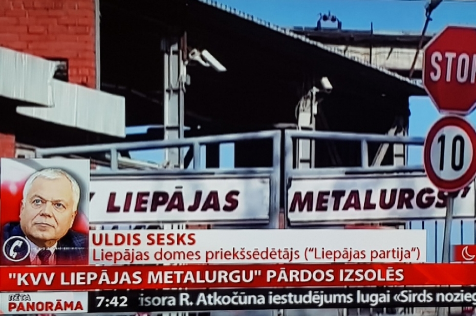 Neizslēdz iespēju "Liepājas metalurgu" iegādāties pa daļām