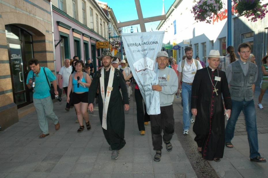 Mēneša beigās sāks svētceļojumu uz Aglonu