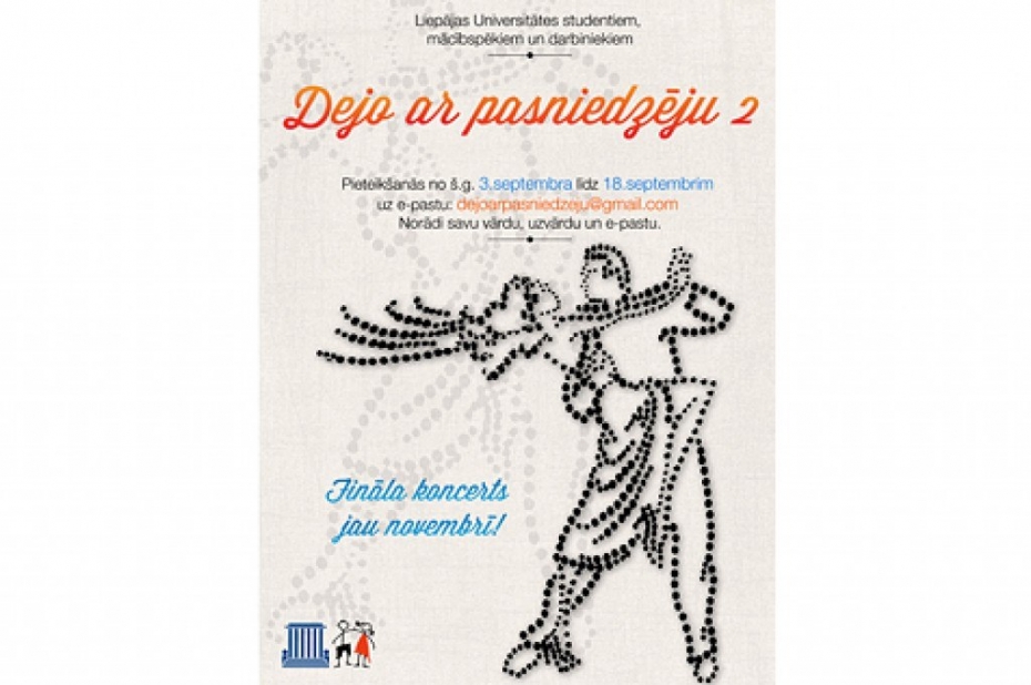 Atkal notiks pasākums "Dejo ar pasniedzēju"