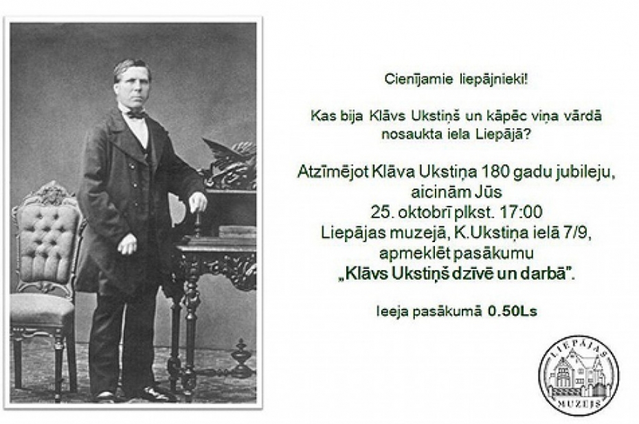 Klāva Ukstiņa diena Liepājas muzejā