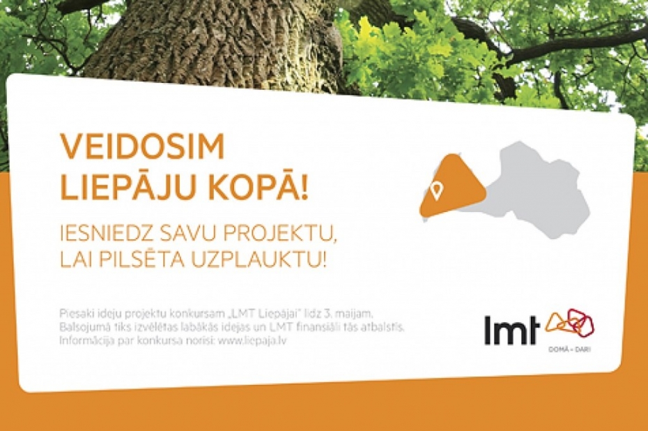 Uzsāk tradicionālo projektu konkursu "LMT Liepājai"