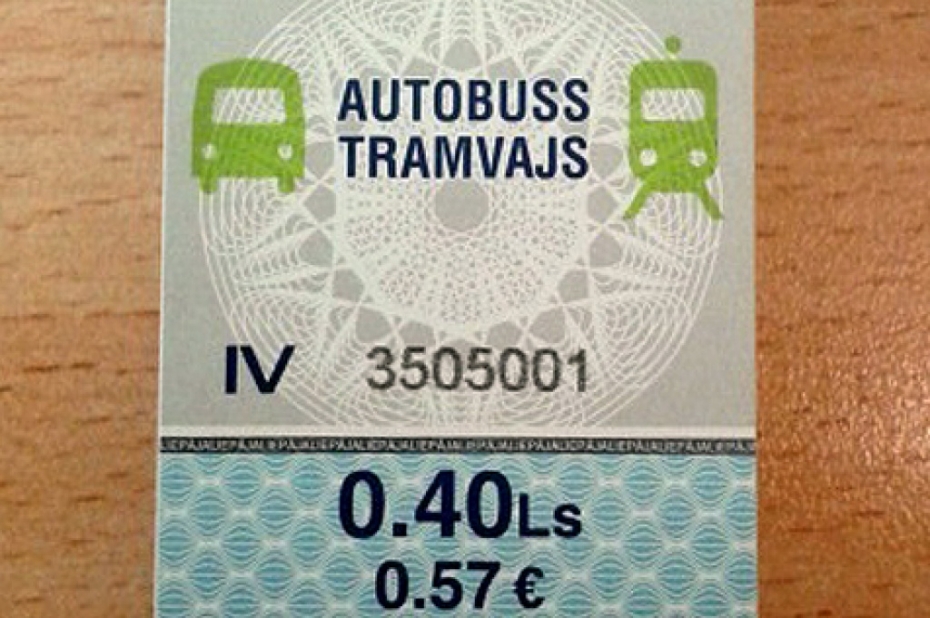 Jau nopērkamas jaunās sabiedriskā transporta biļetes