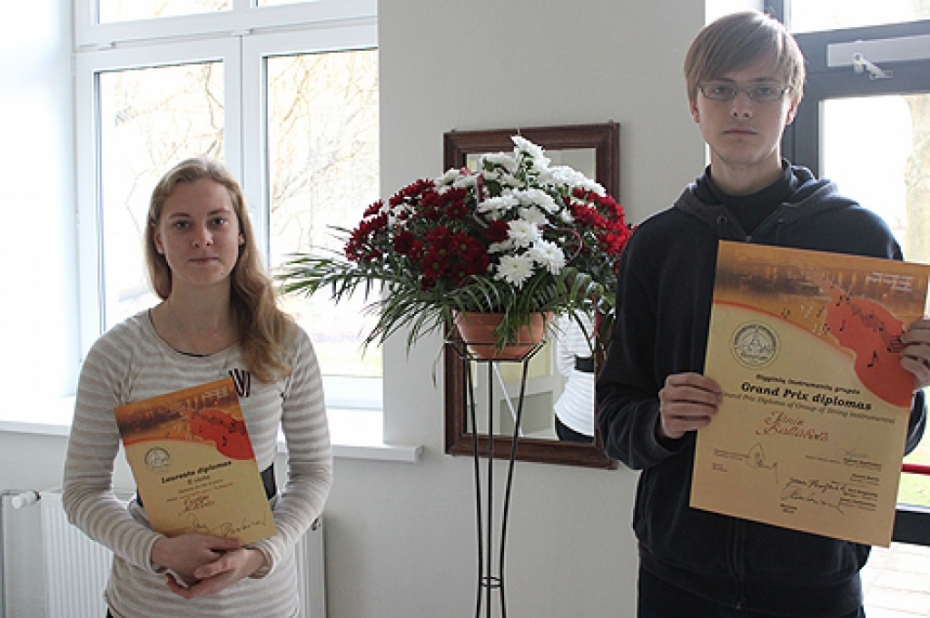 Jaunajiem mūziķiem panākumi starptautiskā konkursā Kauņā