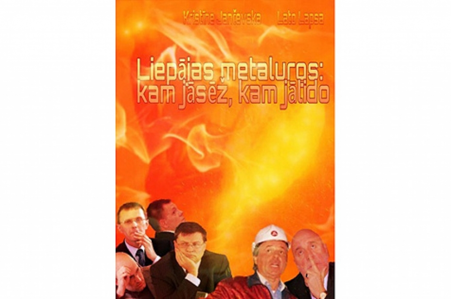 Izvēlēts vāks grāmatai par "Liepājas metalurga" krahu