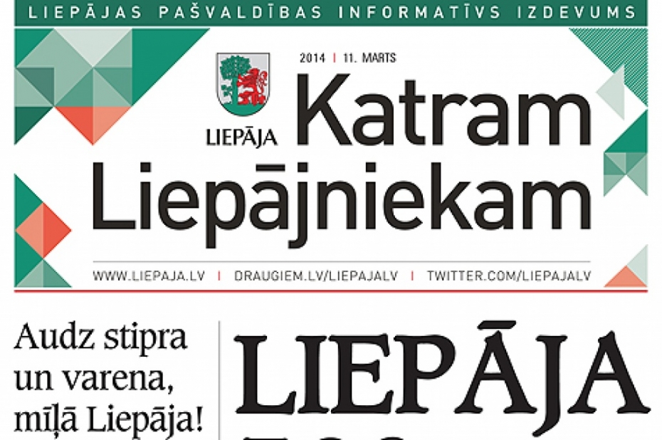 Sūdzas, ka svešvalodā piedāvā "Katram Liepājniekam"