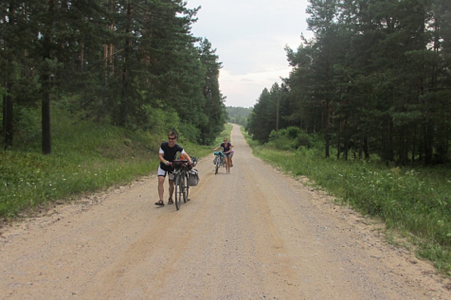 Biedrības "Velo-redele" dalībnieku piedzīvojumi Latgalē