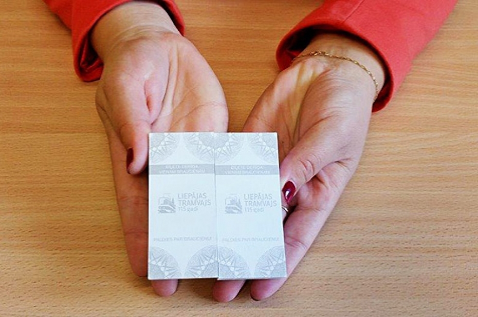 Tramvaja 115 gadu jubilejā izdod īpaša dizaina biļetes