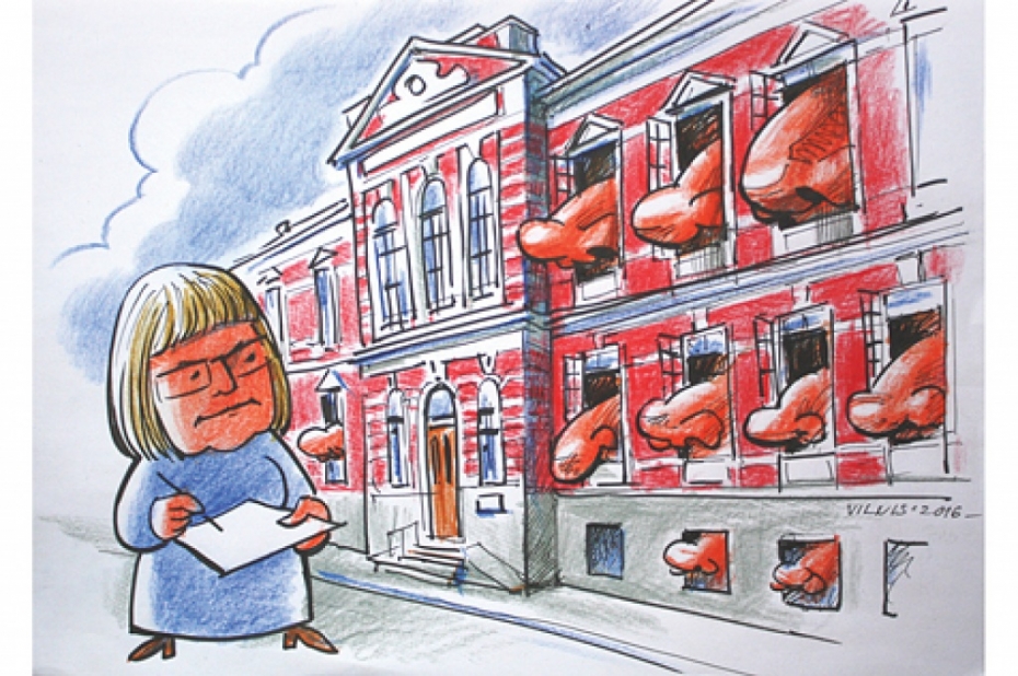 Par pašvaldības "deguniem", Driķi un "Kurzemes Vārdu"