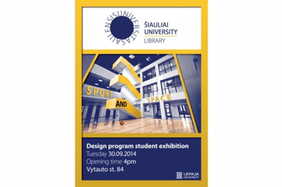 Šauļos tiek atklāta universitātes dizaina studentu darbu izstāde