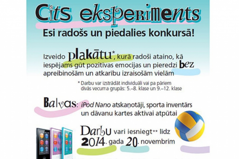 Policija aicina jauniešus izpausties "Citā eksperimentā"