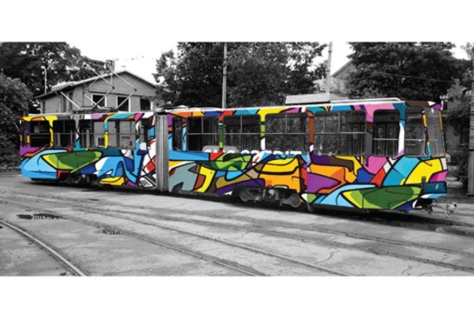 Jauniešu māja aicina iesaistīties grafiti tramvaja veidošanā