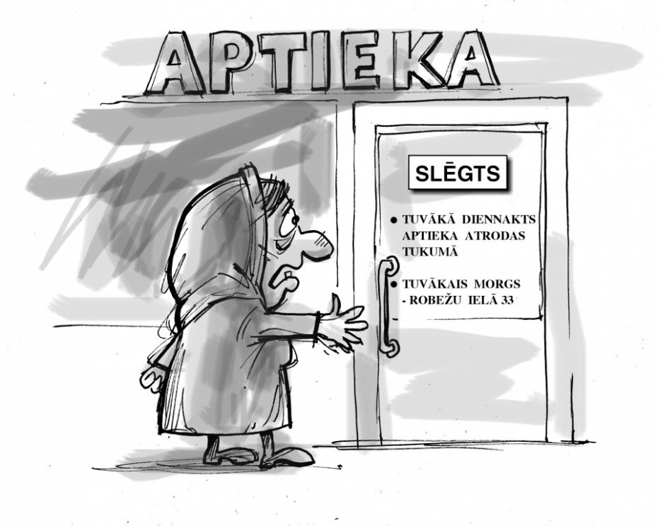 Pašvaldība beidzot plāno atvērt diennakts aptieku