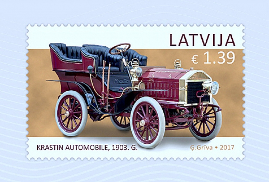 Liepājnieka būvētais auto tagad uz pastmarkas