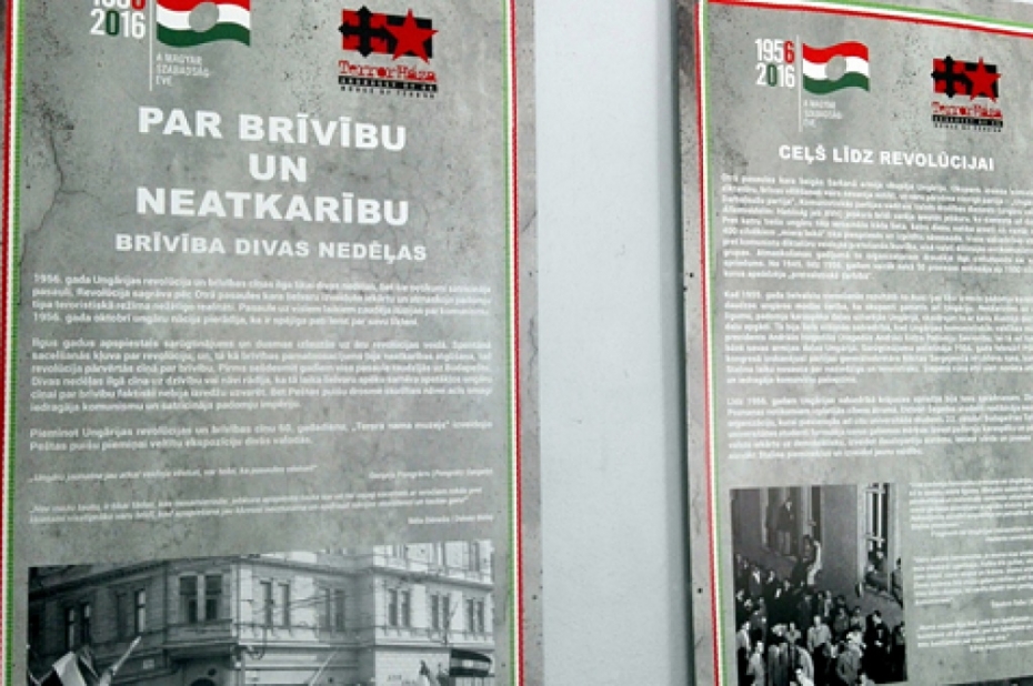 Skatāma izstāde par 1956.gada Ungārijas revolūciju