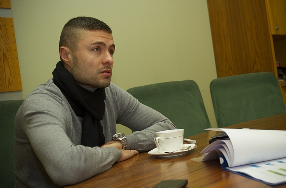 Futbolkluba "Liepāja" prezidents: Es gribu uzvarēt šajā spēlē
