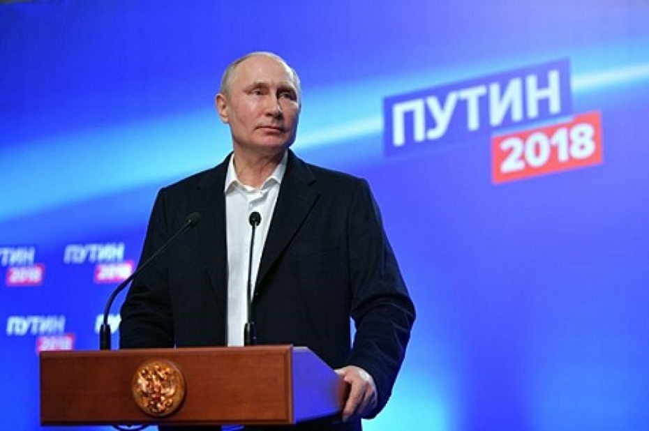 Liepājā par Putinu nobalsojuši 96,84 procenti vēlētāju