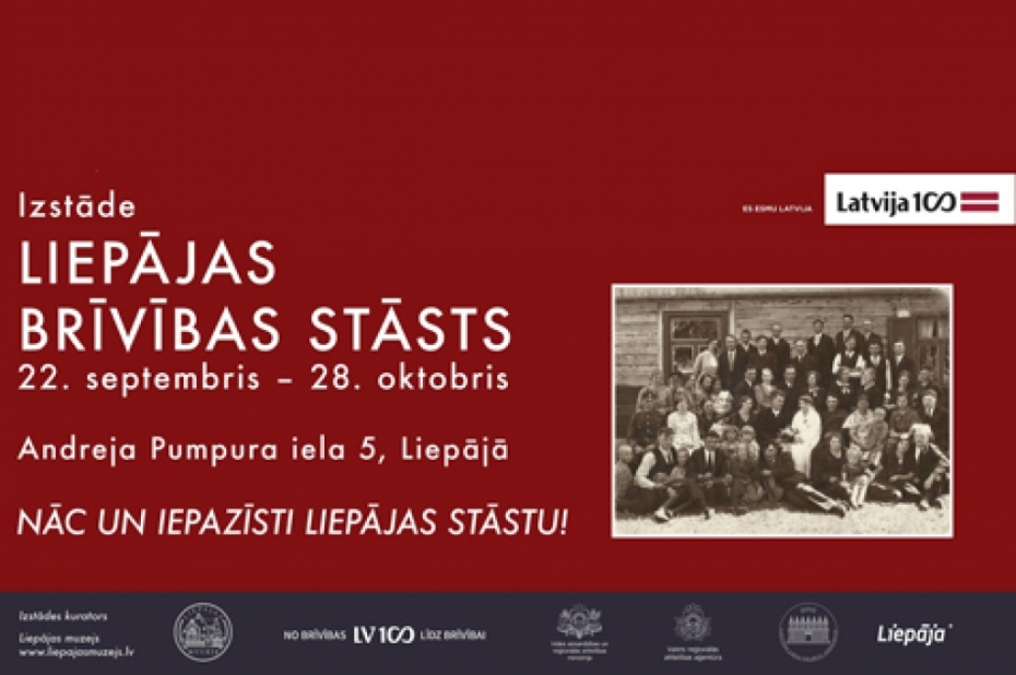 Atklās liepājnieku radīto izstādi "Liepājas brīvības stāsts"