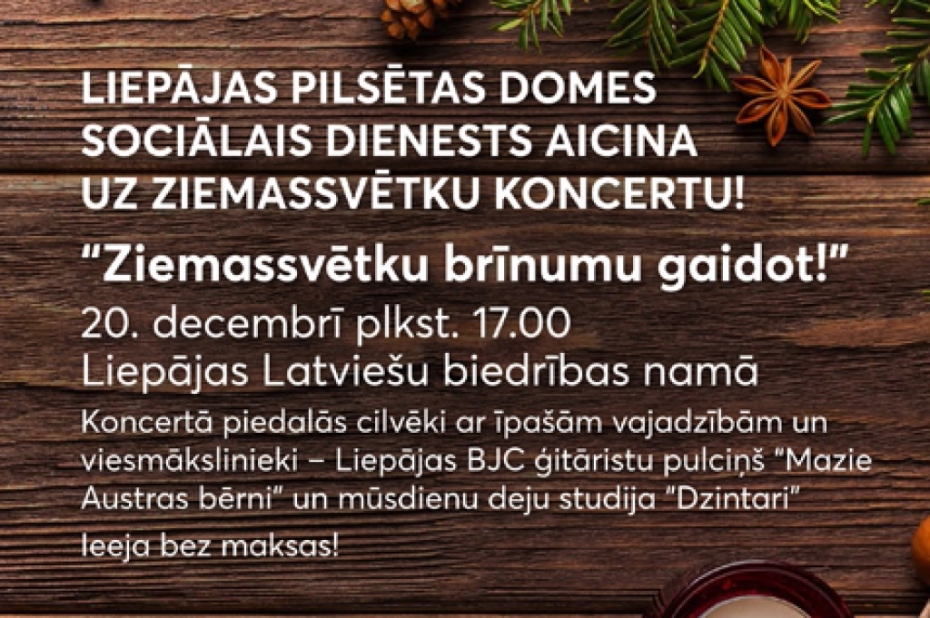 Koncertā uzstāsies cilvēki ar īpašām vajadzībām