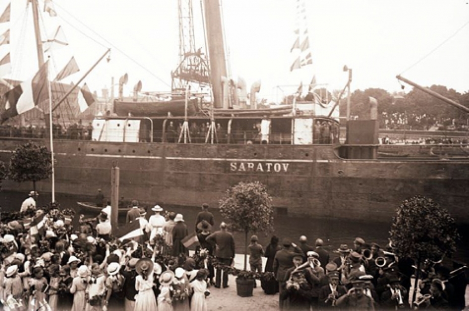 Trīs dienas svinēs kuģa "Saratov" sagaidīšanas simtgadi