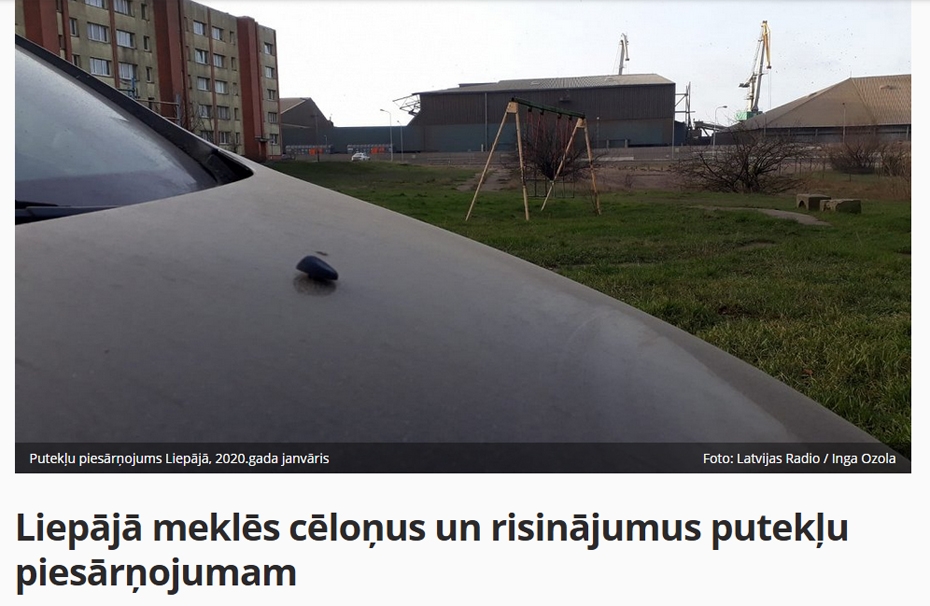 Lsm.lv: Liepājā meklēs cēloņus un risinājumus putekļu piesārņojumam 