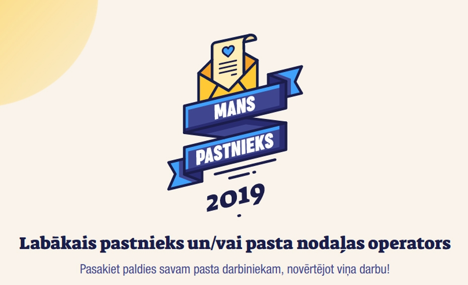 Līdz 31.janvārim var nobalsot par labāko pastnieku vai pasta nodaļas operatoru