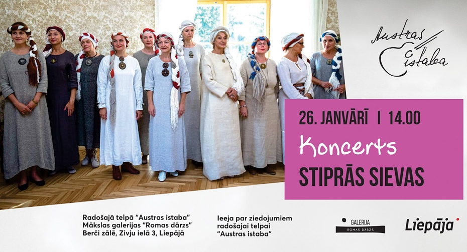 Aicina uz ansambļa "Stiprās sievas" koncertu svētdien "Austras istabā"