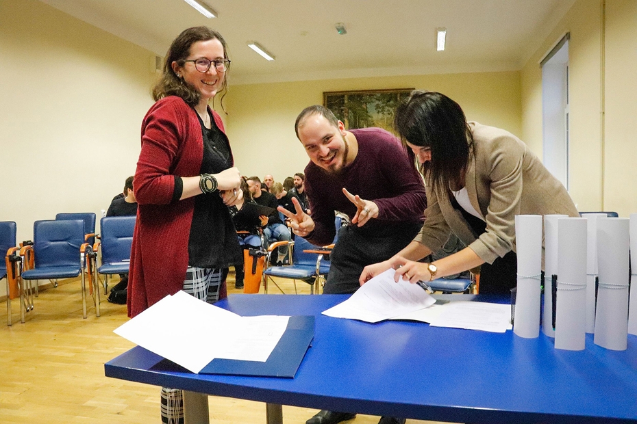 Studenti universitātē prezentē savas biznesa idejas