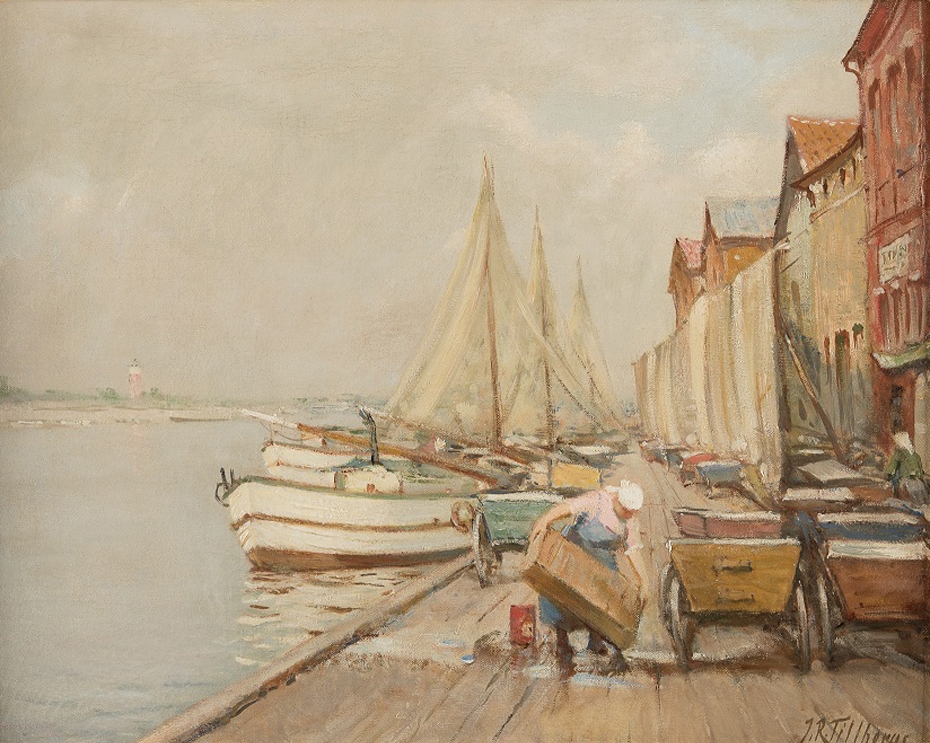 Galerijas stāsti: J. R. Tillberga gleznas viesnīcas "Promenāde" interjerā