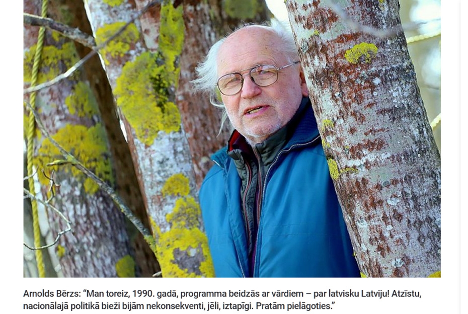 La.lv: Intervija ar vēstures pasniedzēju un politiķi Arnoldu Bērzu