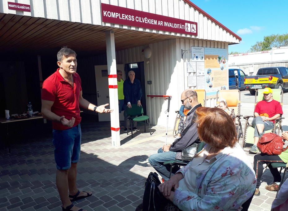 Darbu atsāk Liepājas pludmales pieejamības komplekss