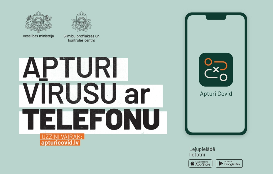 Prezentēta kontaktu fiksēšanas lietotne "Apturi Covid"