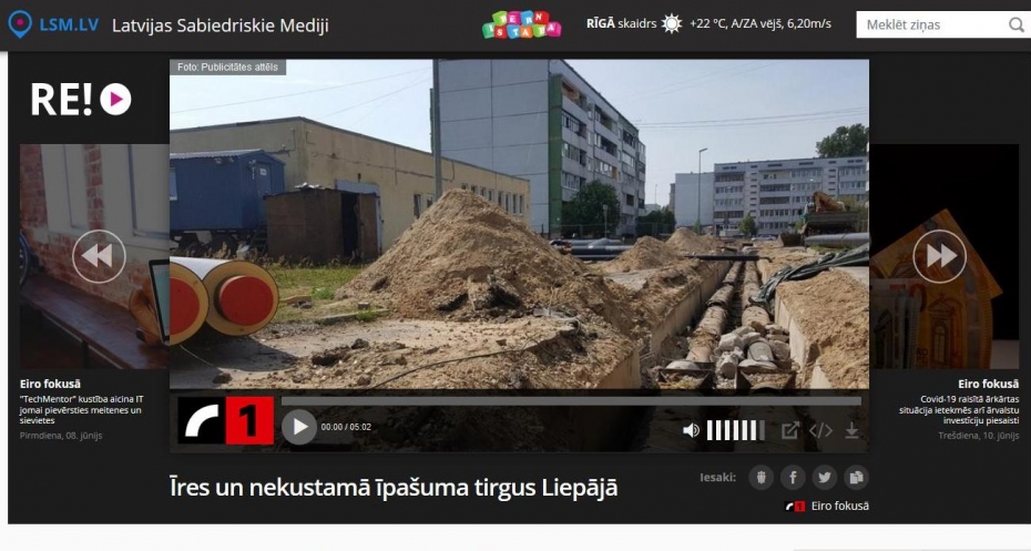Lsm.lv:Liepājas īres namu tirgū cenas krīt; nozarē piesardzīgs optimisms