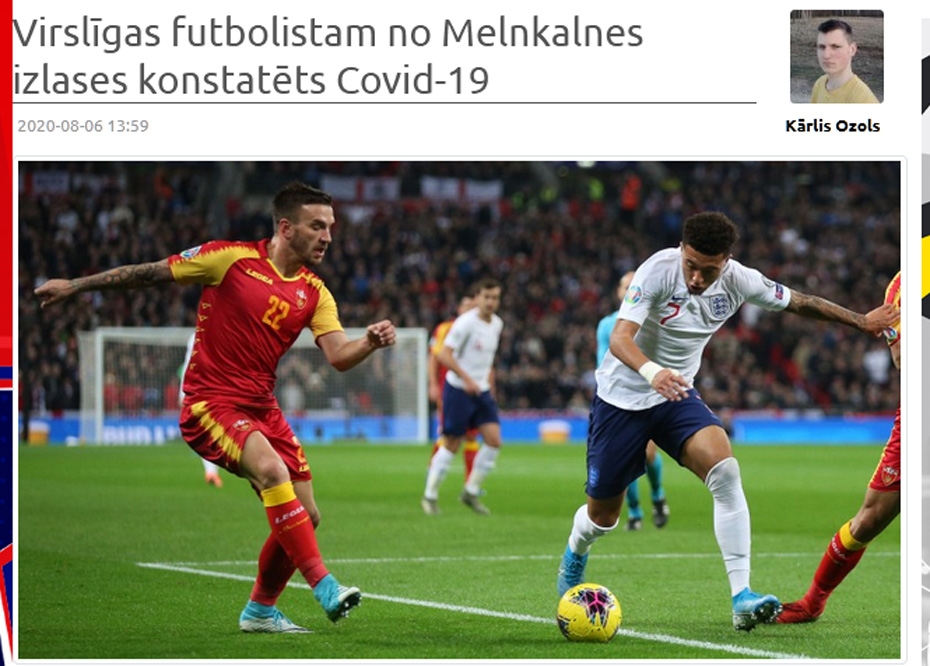 Sportacentrs.com: "Covid-19" testi jāveic visai FK "Liepāja" komandai