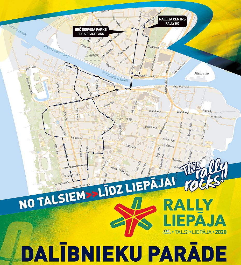 Rallija pilsētas Liepājas ielās notiks "Rally Liepāja" dalībnieku parāde