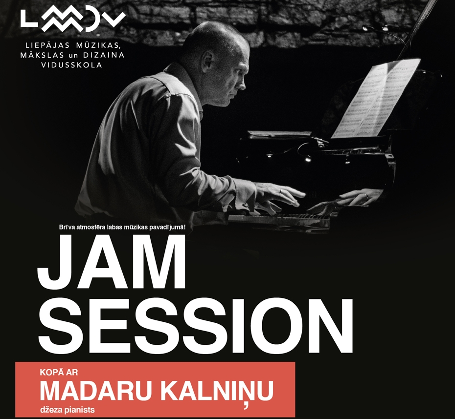 Aicina uz "Jam Session" ar džeza pianistu Madaru Kalniņu