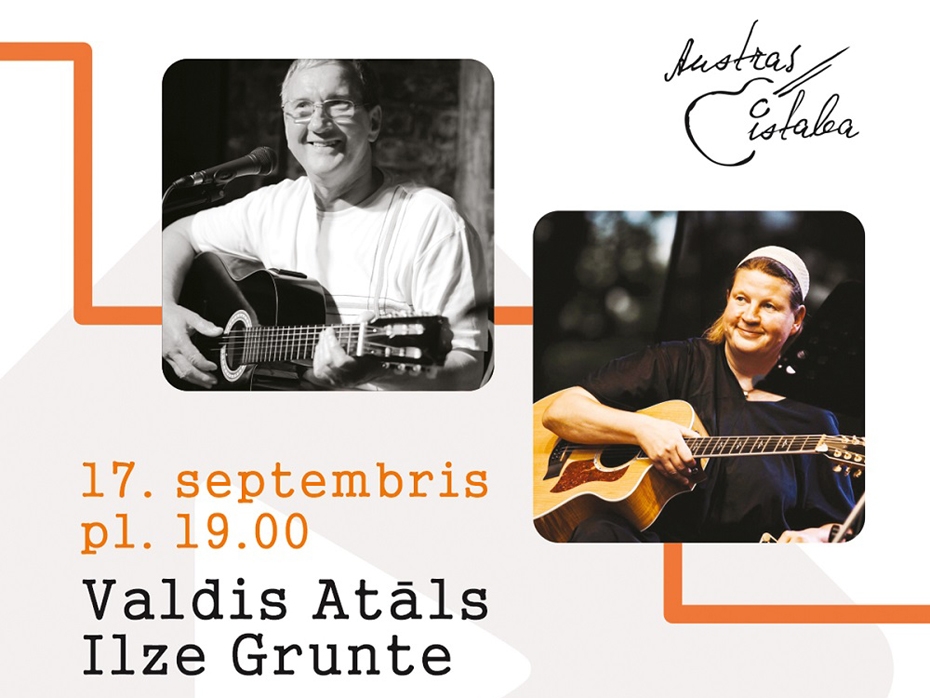 Aicina uz Valda Atāla un Ilzes Gruntes koncertu Berči zālē un tiešsaistē