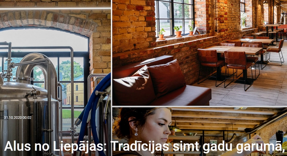 Delfi.lv: Alus no Liepājas: Tradīcijas simt gadu garumā pārrāvums un jaunais brūzis